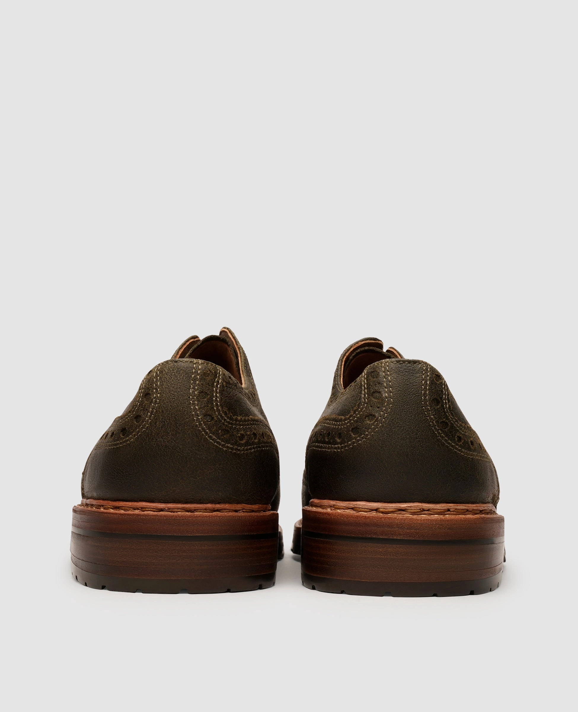 Derby Dress Shoe Rio Full-Brogue PR - Fango