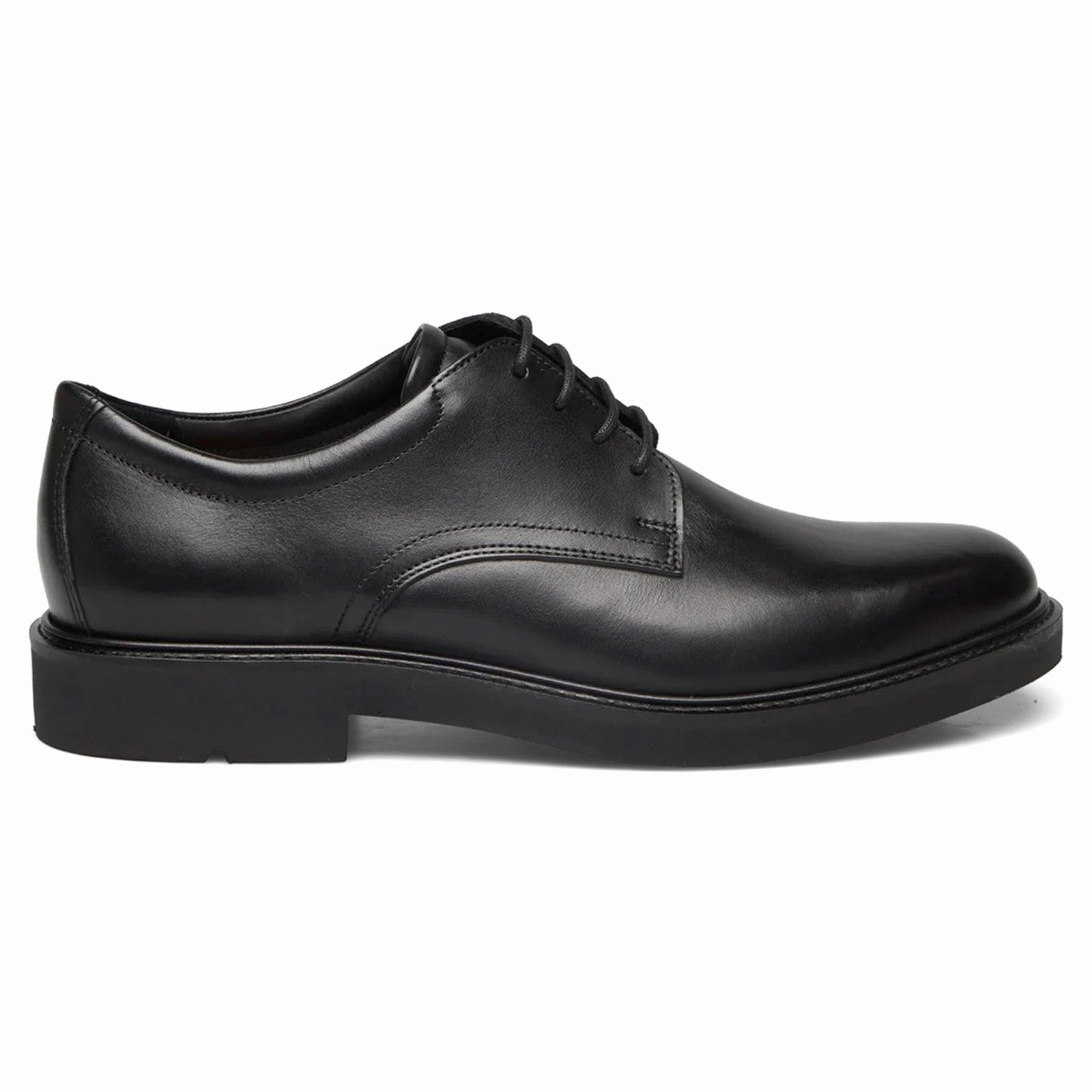 Ecco Metropole London 525604 Full Grain Leather Men's Lace Up Black Shoes Casual Lace Up Oxfords