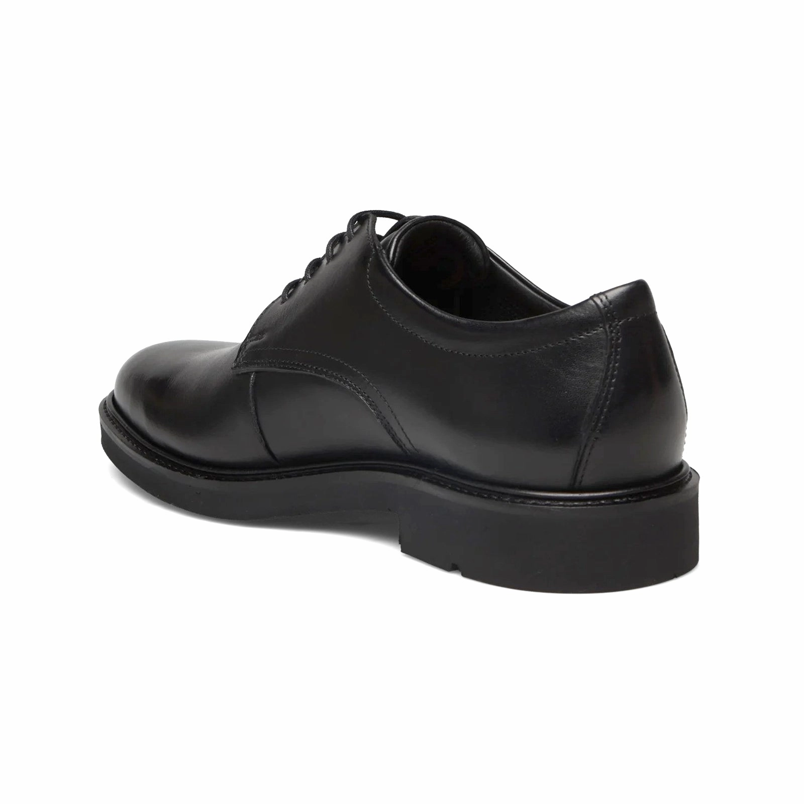 White Heeled Oxfords Ecco Metropole London 525604 Full Grain Leather Men's Lace Up Black Shoes