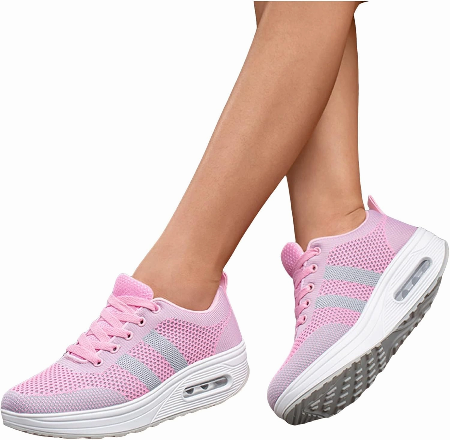 Fashion Sneakers for Women 2024,Women Walking Shoes with Arch Support, Breathable Gym Jogging Running Tennis Shoes Orthotic Platform Sneakers Plantar Fasciitis Tennis Shoes Wide Air Pump Sneakers