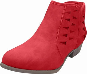 Correctional Officer Boots Fashion Women Low Heel Boots Casual Boots Ankle Booties Suede Flock Pointed Toe Pull on Short Boots Rubber Sole