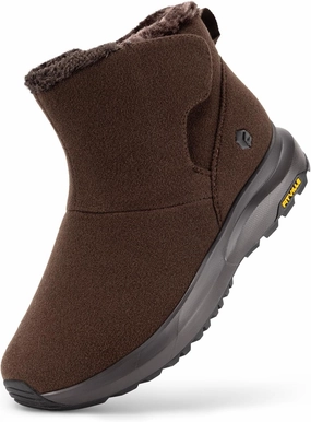 FitVille Mens Wide Winter Boots Thick Fur Lined Boots Lightweight Winter Wide Width Boots Outdoor Mens Snow Boots Guinea Boots