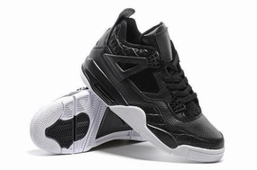 1970 Basketball Shoes Nike Air Jordan 4 Retro Black White Basketball Men