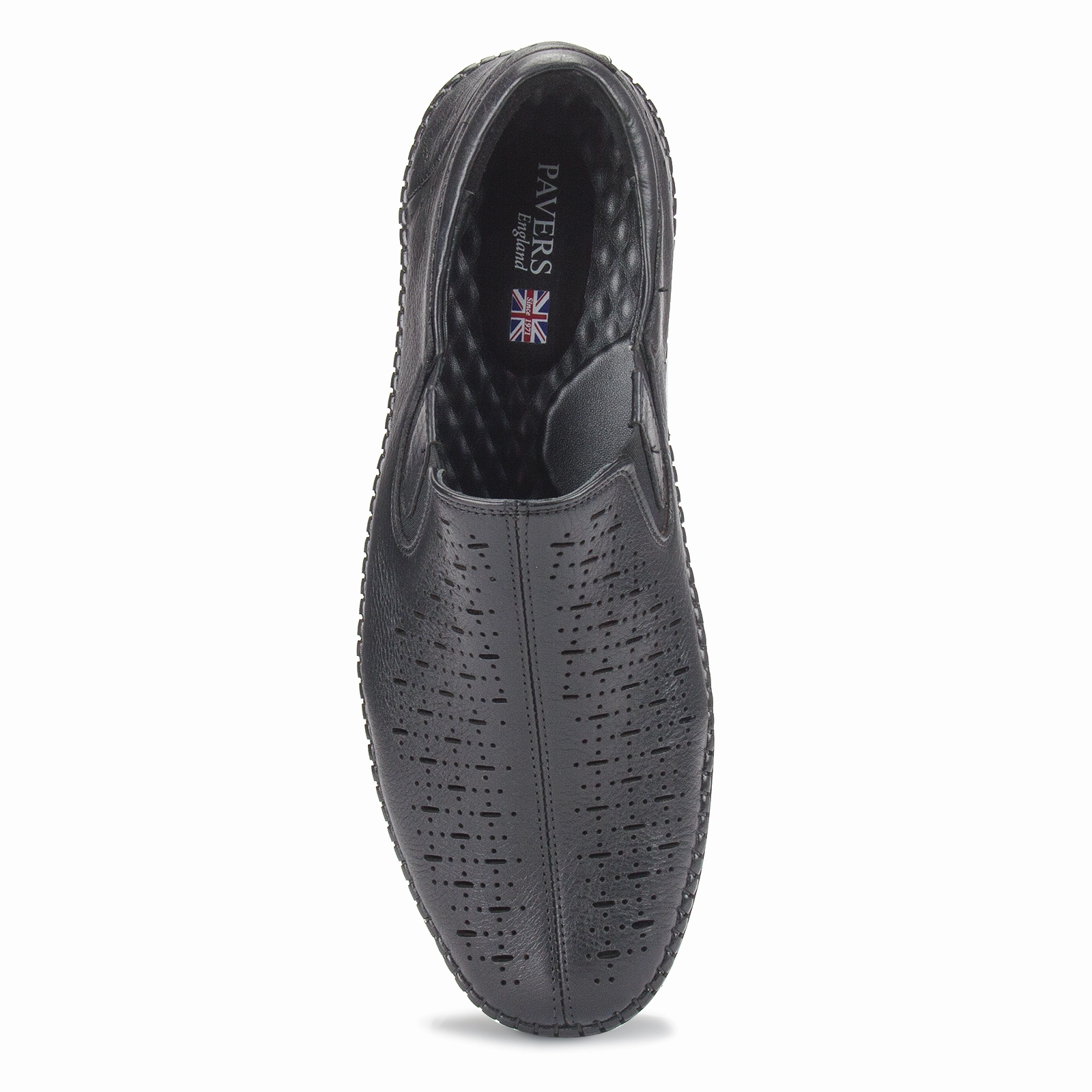 Felix Men's Lightweight leather casual Moccasin Slip On Wedge Sneakers Slip On