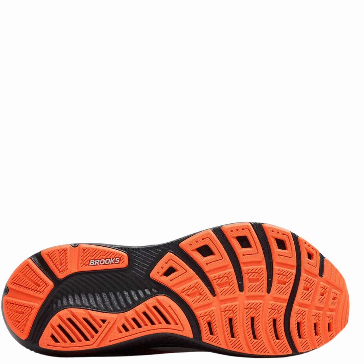 Cheap Rock Climbing Shoe Brands Men's - Brooks Ghost 17 - Oyster Mushroom/Orange/Ebony