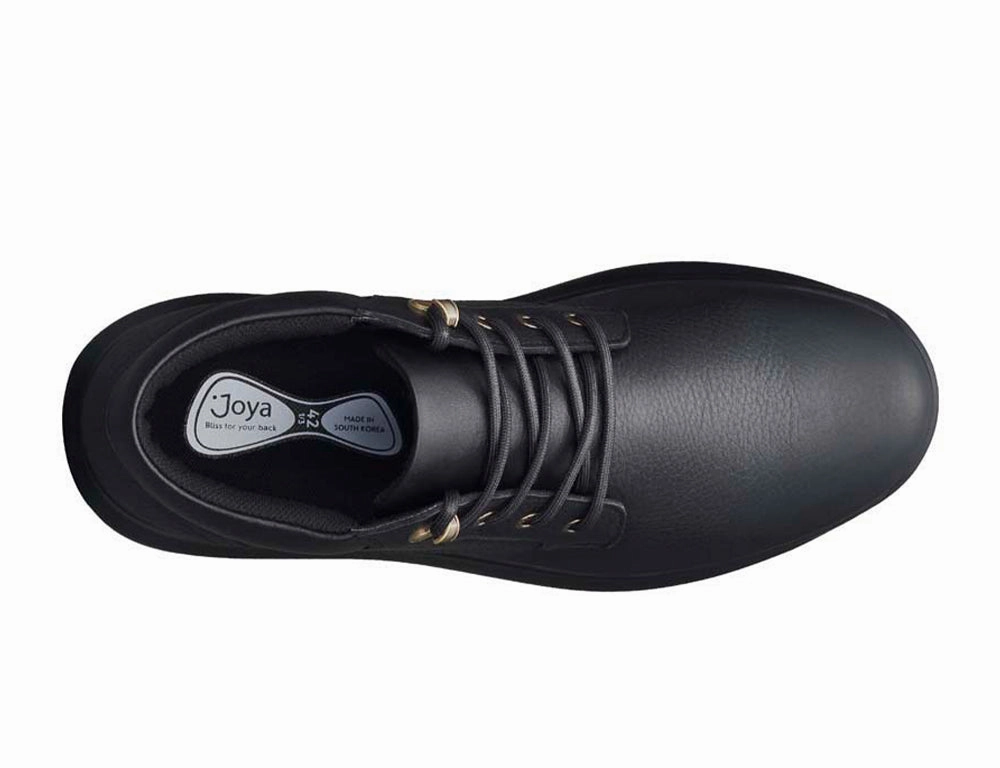 Mens Senso Osaka Black Boots Leather Combat Boots