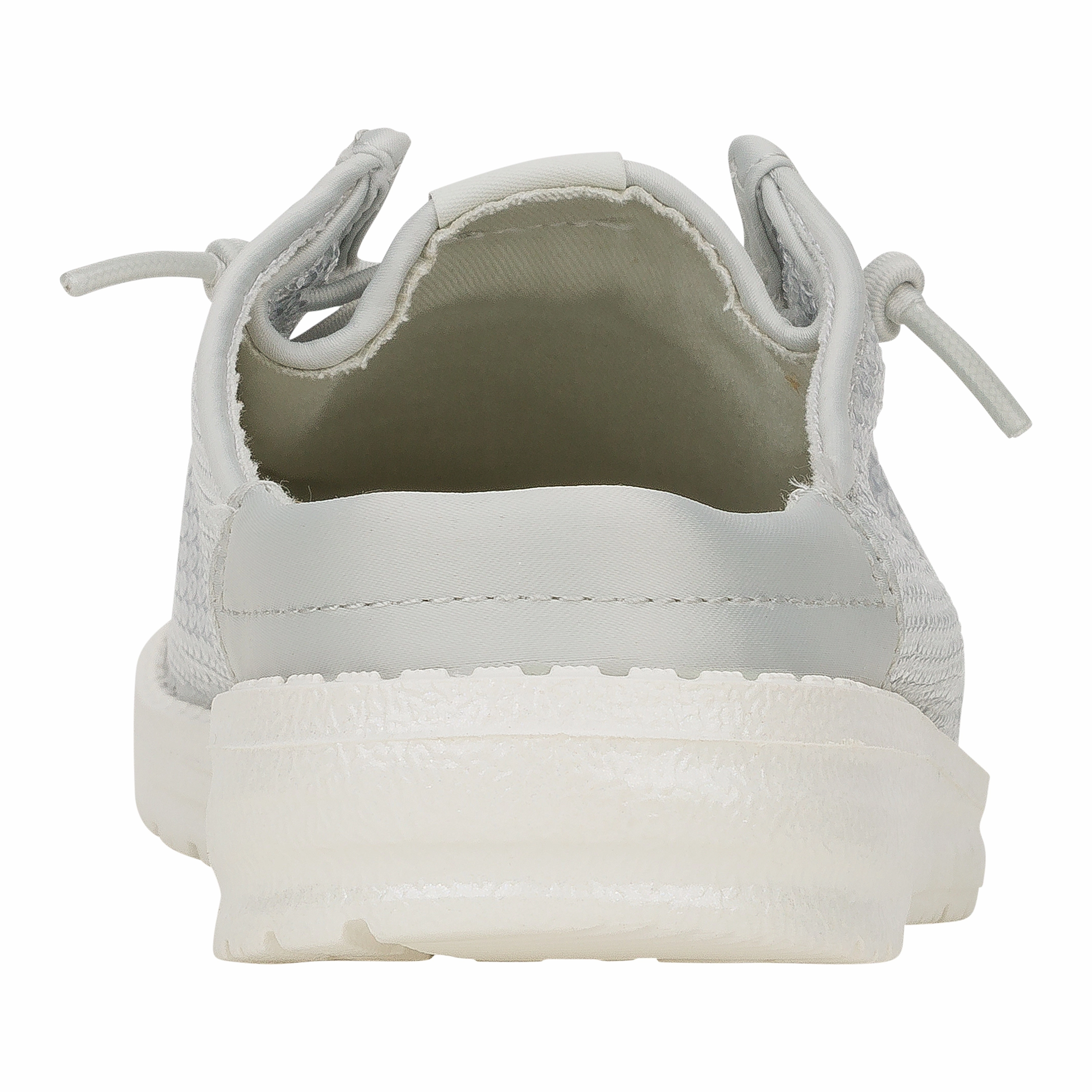 Wendy Slip Sequin - White Waterproof Slip Ons