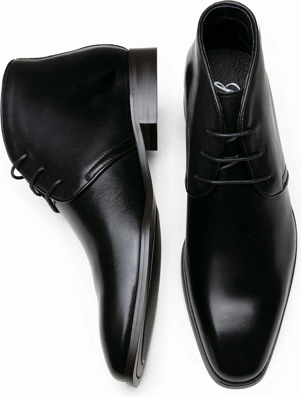 Jousen Leather Boots for Men Dress Classic Mens Boots Polish Retro Ankle Chukka Boots Mens Best Steel Boots