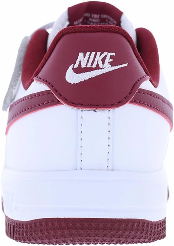 Marty Mcfly Nike Shoes Nike Force 1 Low EasyOn Little Kids' Shoes (FN0237-105, White/Team Red)