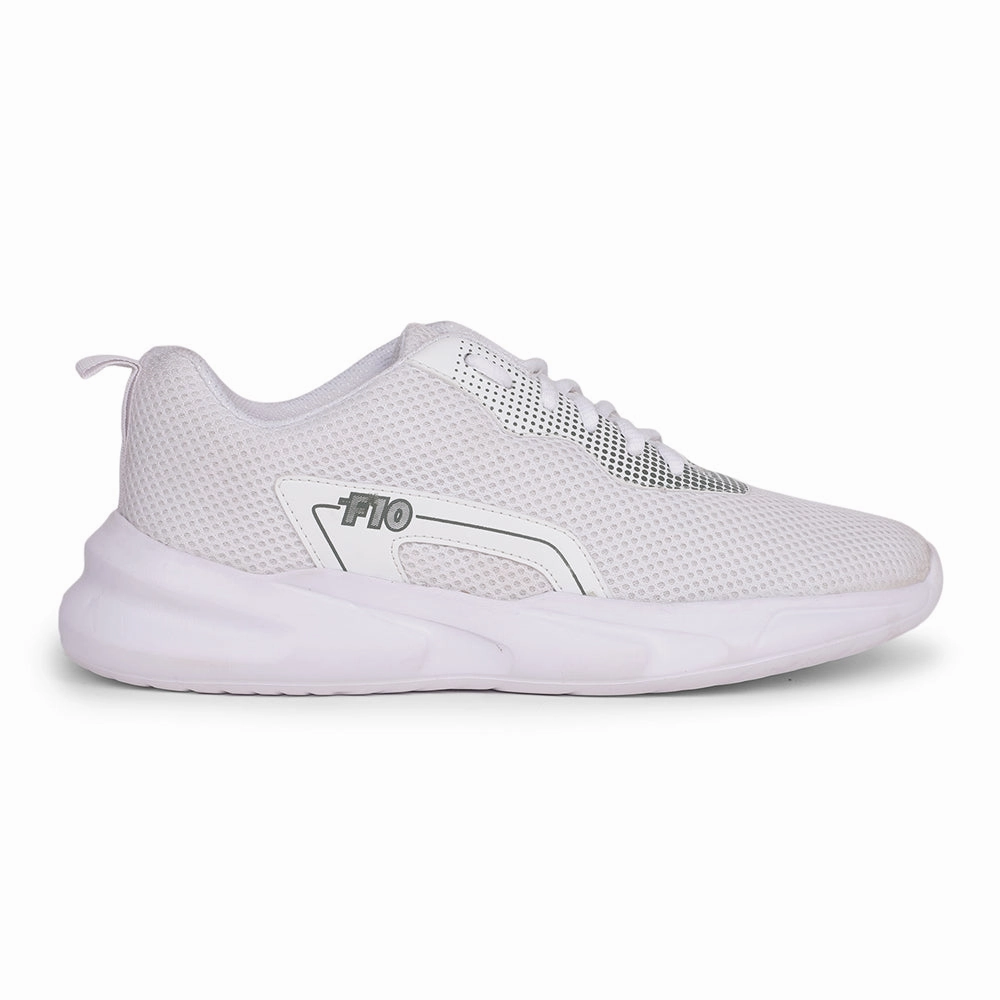 Best Shoes For Basketball And Volleyball Force 10 By Liberty Men ZURIK-EB White Sports Lacing Shoes