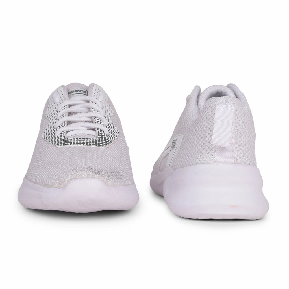 Force 10 By Liberty Men ZURIK-EB White Sports Lacing Shoes Sky Elite Ff 3 Volleyball Shoes