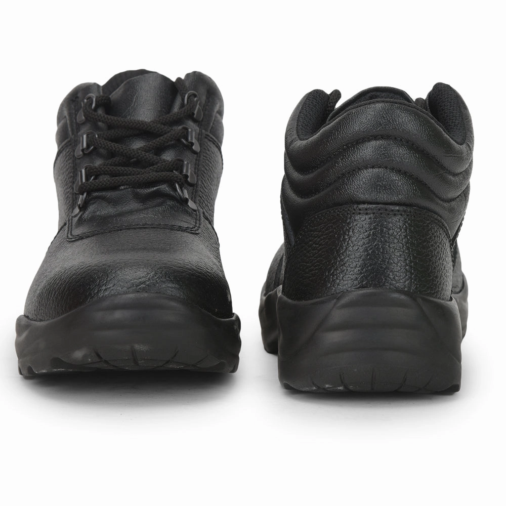 Freedom By Liberty Mens SHAKTIAK Lacing Black Safety Shoe High Heel Open Toe