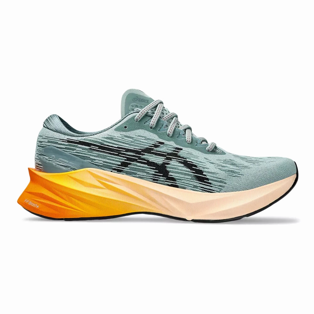 Asics Track And Field Shoes Men's Asics Novablast 3, Ocean Haze/Black, 7 D Medium
