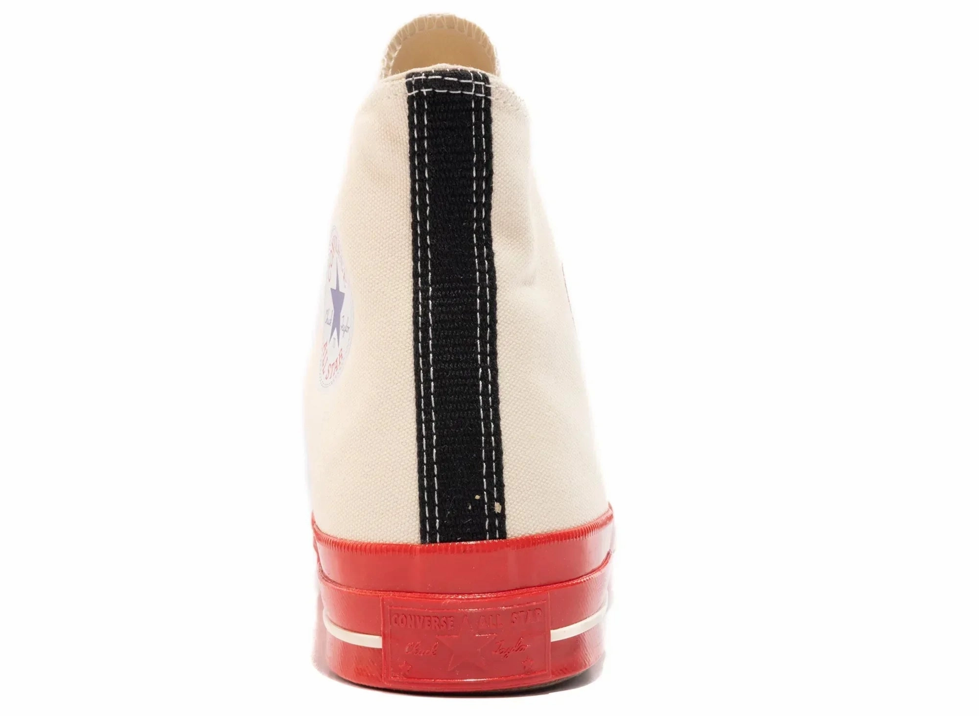 Comme Des Garons PLAY x Converse Chuck 70 High 'White/Red' Beautiful Heel Shoes