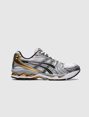 Asics Flagship Shoe GEL-KAYANO 14 "WHITE/ PURE GOLD"