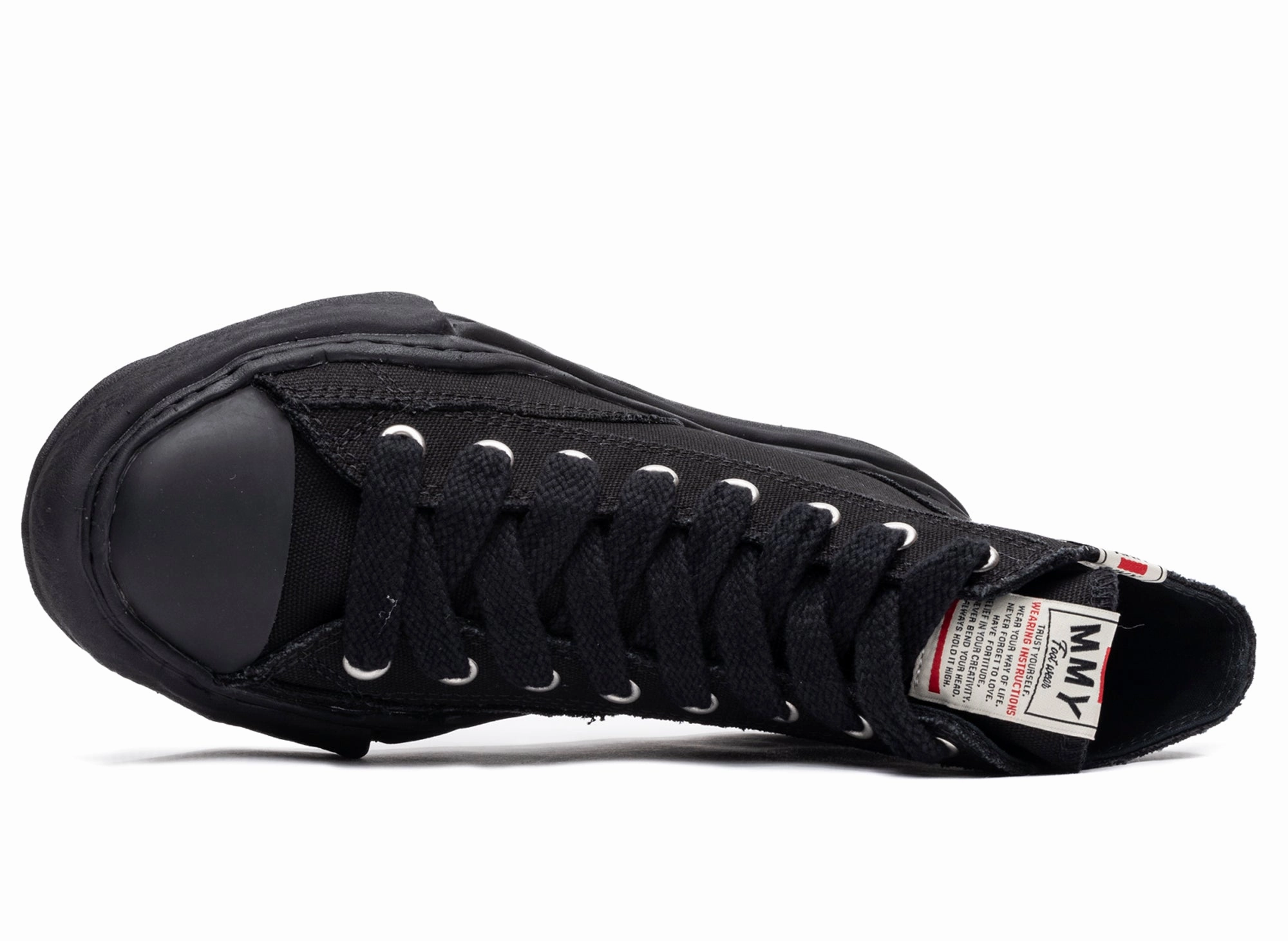 Maison Mihara Yasuhiro Peterson High in Black/Black High Heels Long Legs