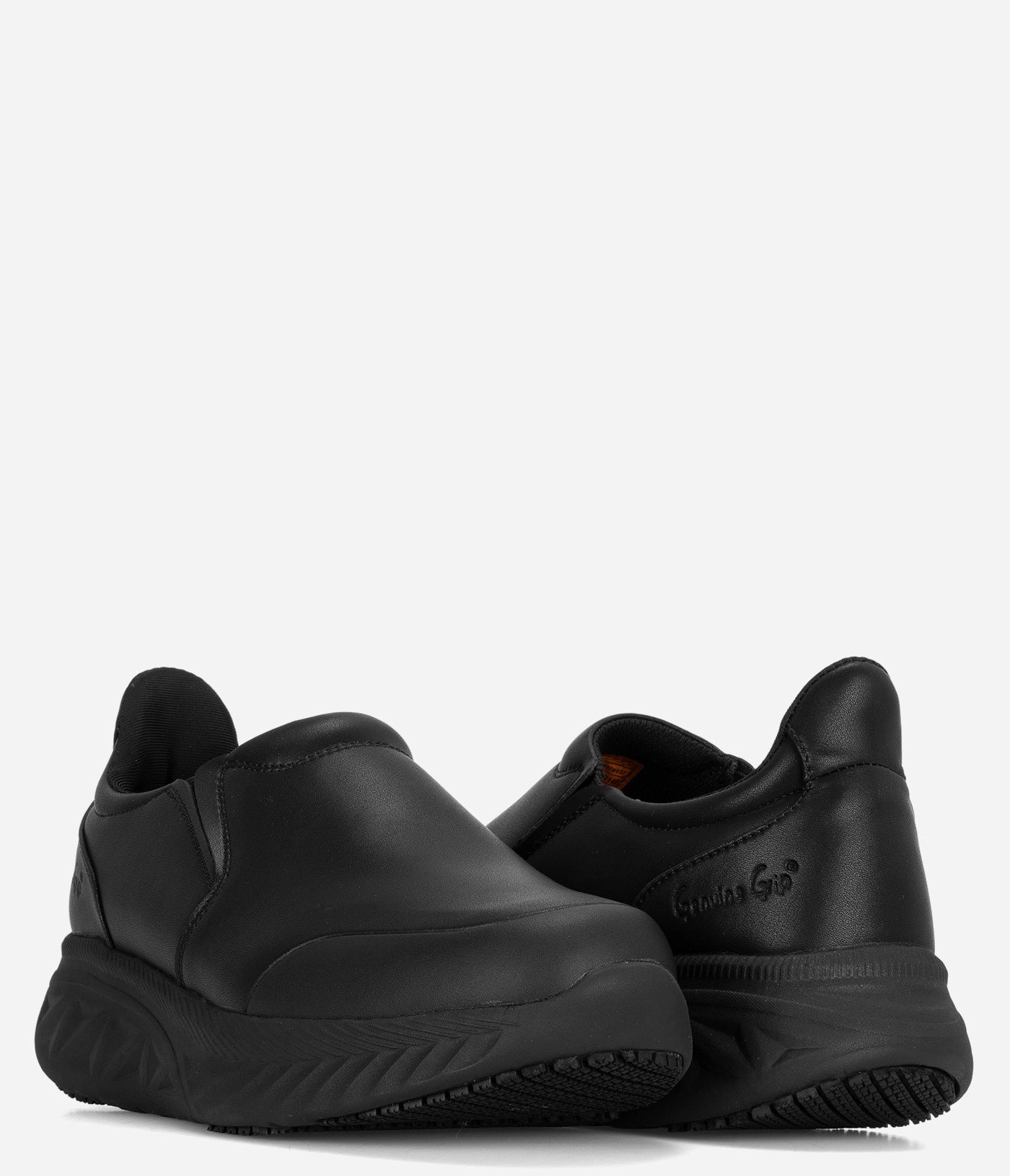 Slip Ons Leather Genuine Grip 1400 Slip-Resistant Comfort Slip-On - Men