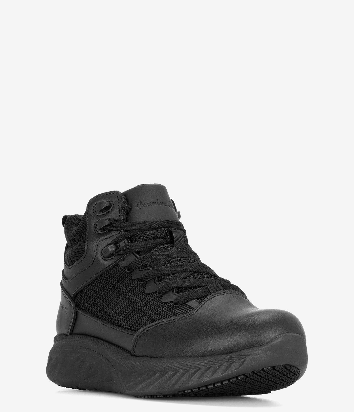 Genuine Grip Shielder Zipper Lock Slip Resistant High Top - Men Most Comfortable High Heels Shoes