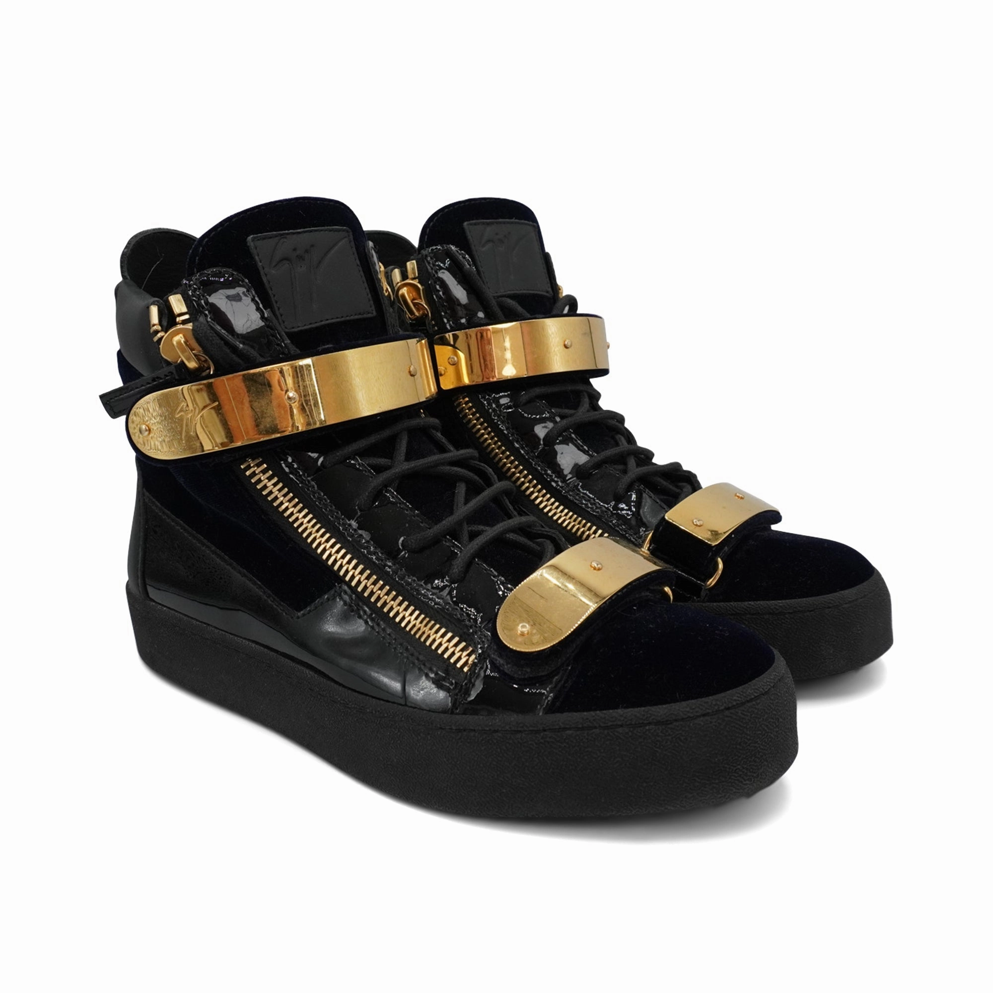 Giuseppe Zanotti 'Coby' High-Top Sneakers - Men's 42 Double High Heel Shoes