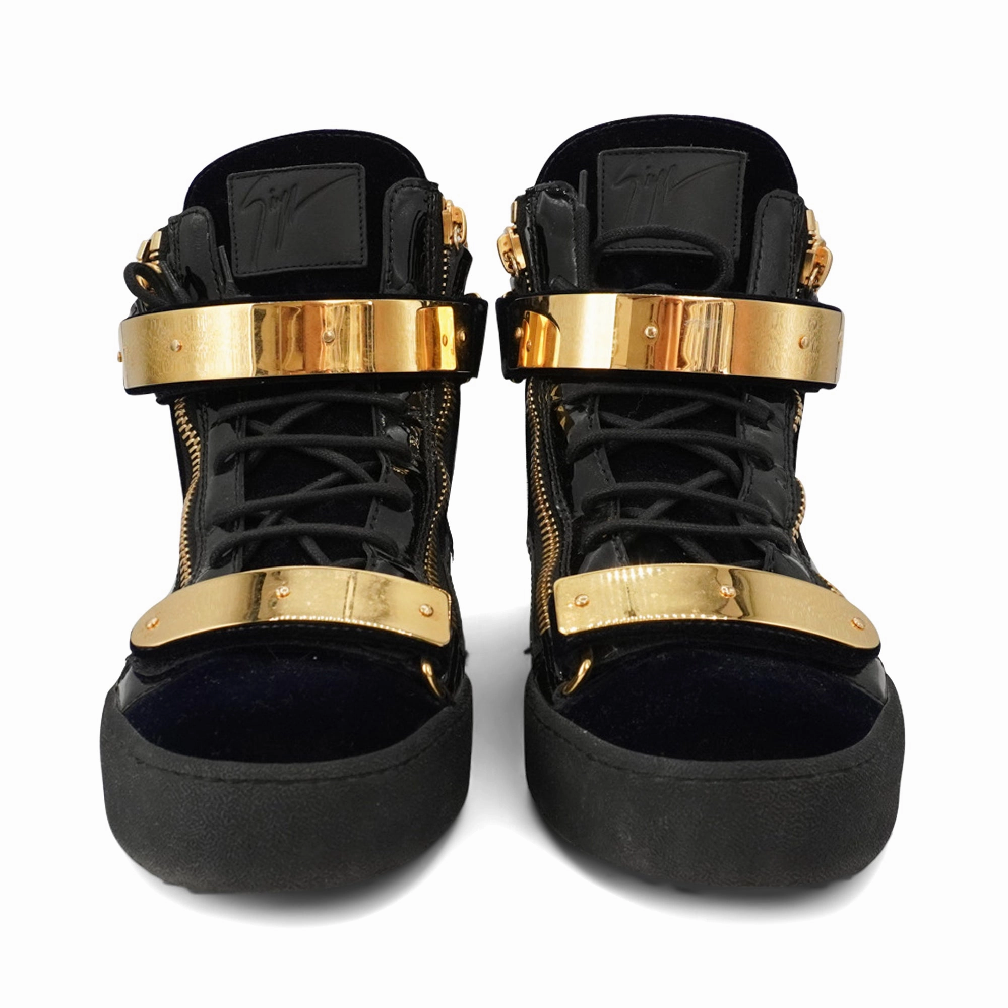 High Heels Sexy Giuseppe Zanotti 'Coby' High-Top Sneakers - Men's 42