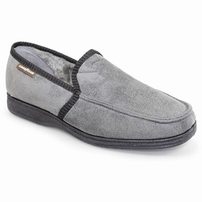 Arizona Slide Sandals Goodyear Mens Slipper Eden Grey