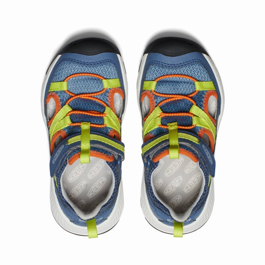 Trail Running Shoes With Good Arch Support Little Kids' Motozoa Sandal  |  Vintage Indigo/Scarlet Ibis