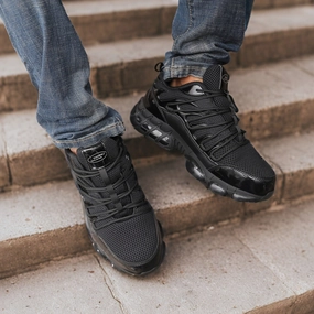 High Heel Shoes Names [High-Quality Safety Shoes] Durable Steel-Toed Safety Shoes - Puncture-Proof, Slip-Resistant, Breathable Mesh Upper, Comfort EVA Insole, Ideal for Outdoor Work, Perfect Christmas Gift