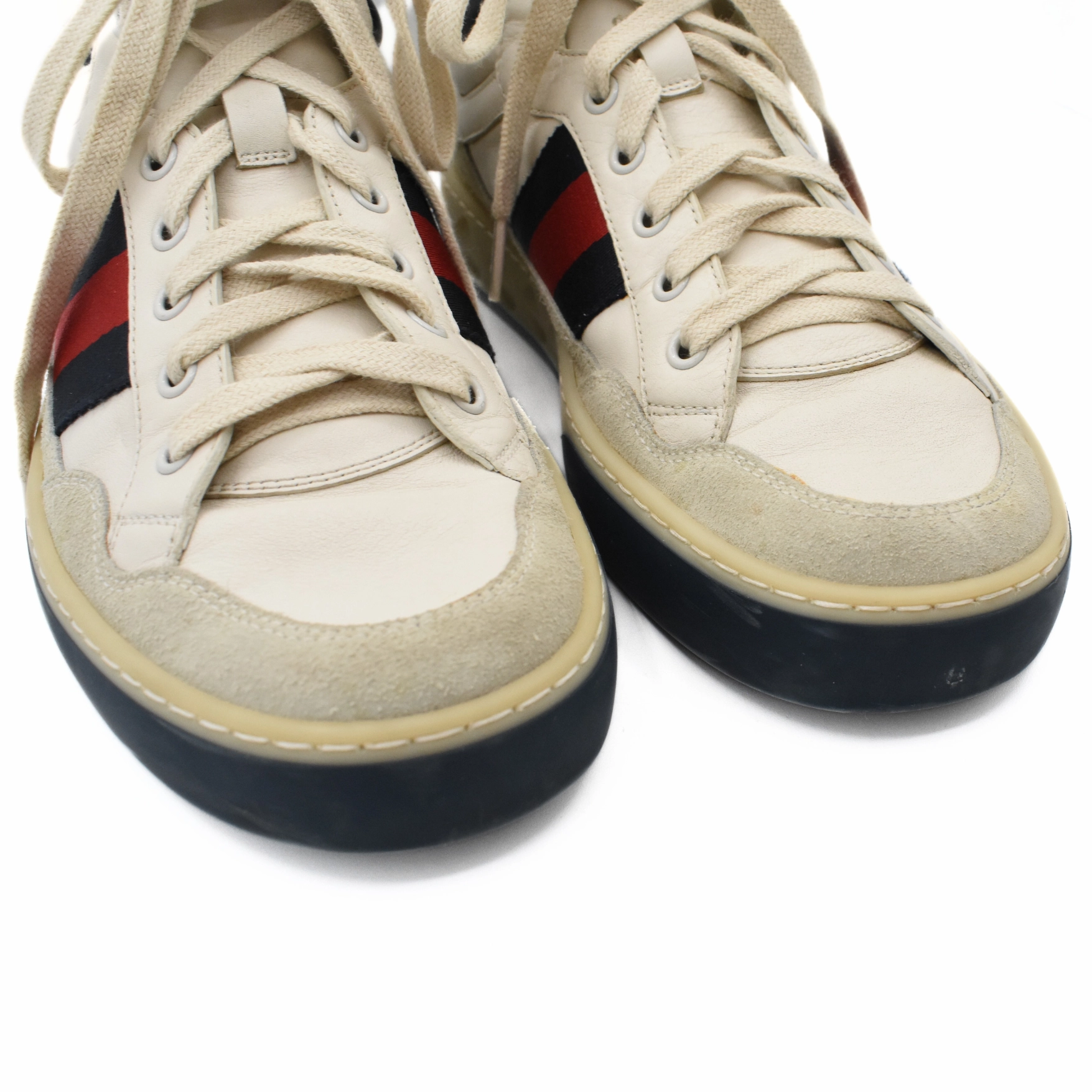 Gucci 'Ace' High-Top Sneakers - Men's 7 Thigh High Lace Up Heels