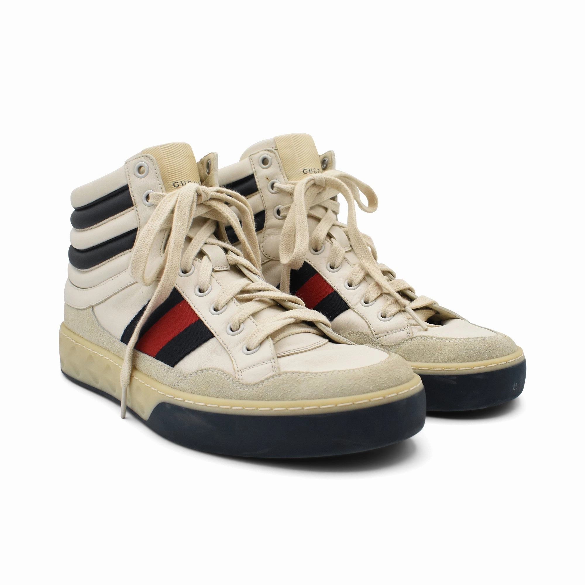 Gucci 'Ace' High-Top Sneakers - Men's 7 High Heels Candid