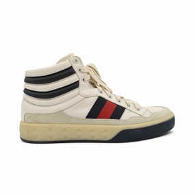 Vince Heels Gucci 'Ace' High-Top Sneakers - Men's 7
