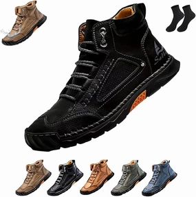 Hob Nailed Boots Sawbehind Mens Boots, Sawbehind Boots Work, Saw Behind Mens Shoes, Waterproof Durable Slip-Resistant Outdoor