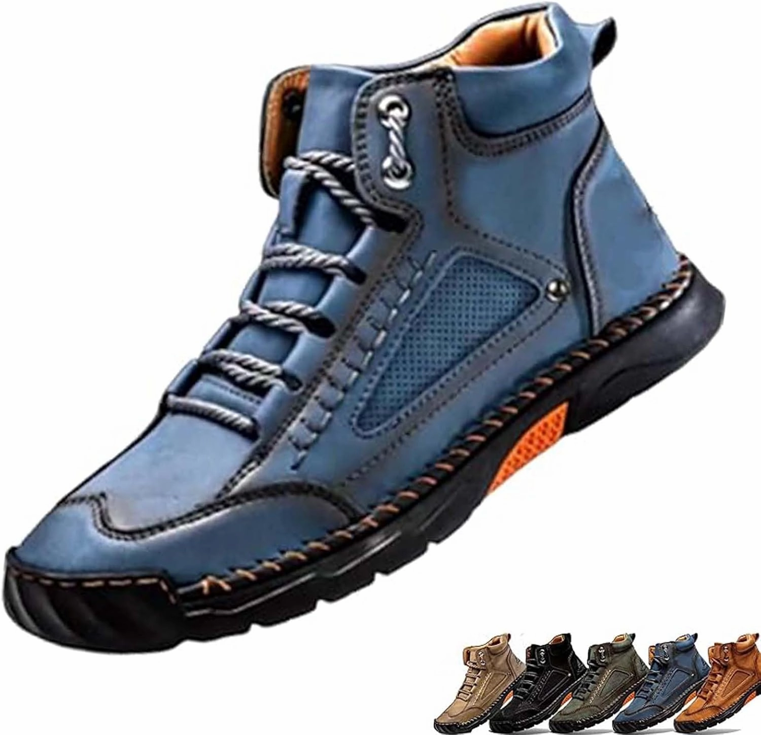 Alaskan Boots Sawbehind Mens Boots, Saw Behind Mens Shoes, Comfortable Handmade Leather Boots, Wide, Waterproof, Arch Support