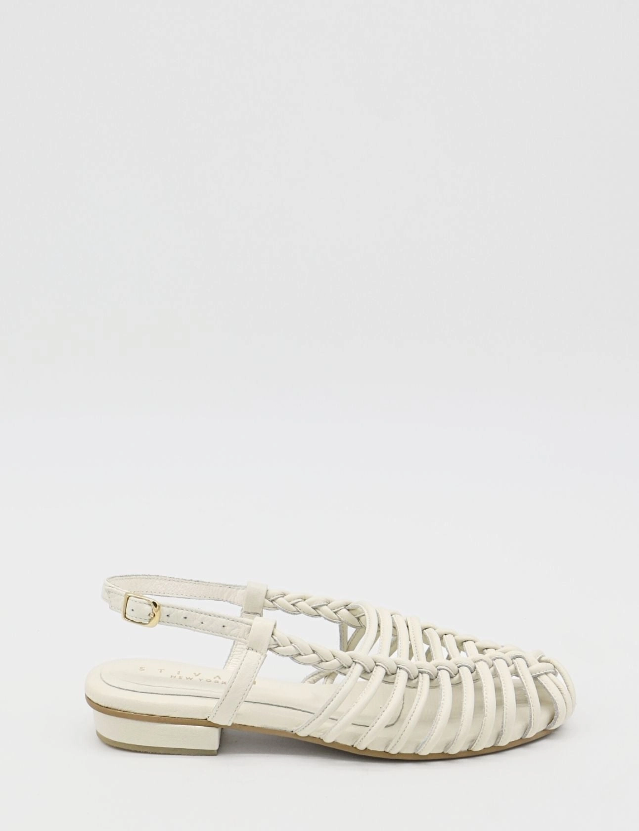 Troya braided crochet sandals in off white leather women shoes Sandals Grande St Lucian Spa & Beach Resort