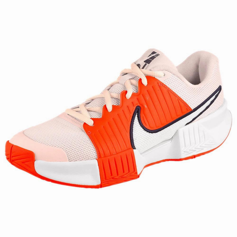 Nike Flat Footed Running Shoes Nike Women's Air Zoom Challenge - Pickleball - Crimson Tint/White