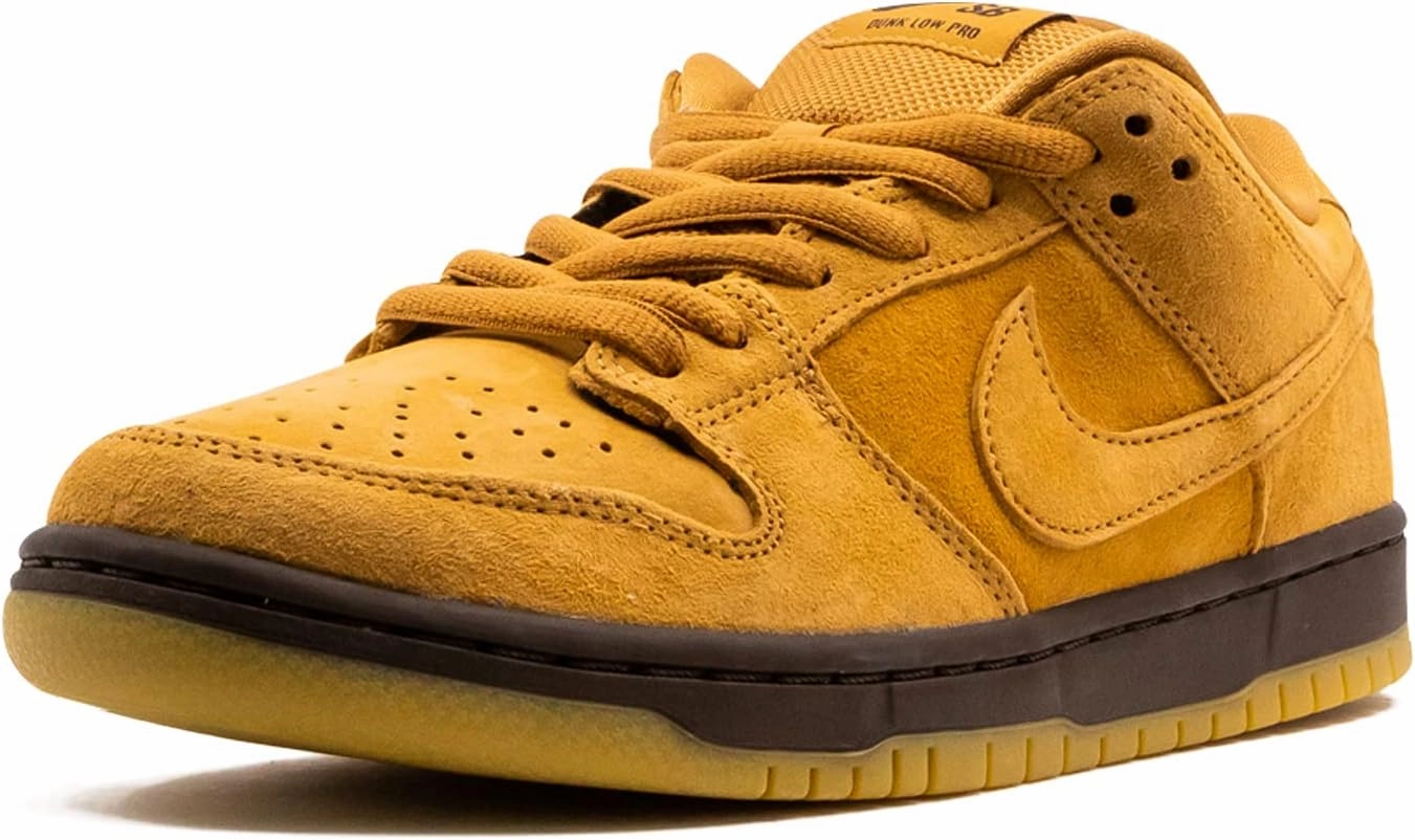 Grinch Shoes Nike Nike Mens Dunk Low Pro BQ6817 204 Wheat Mocha - Size