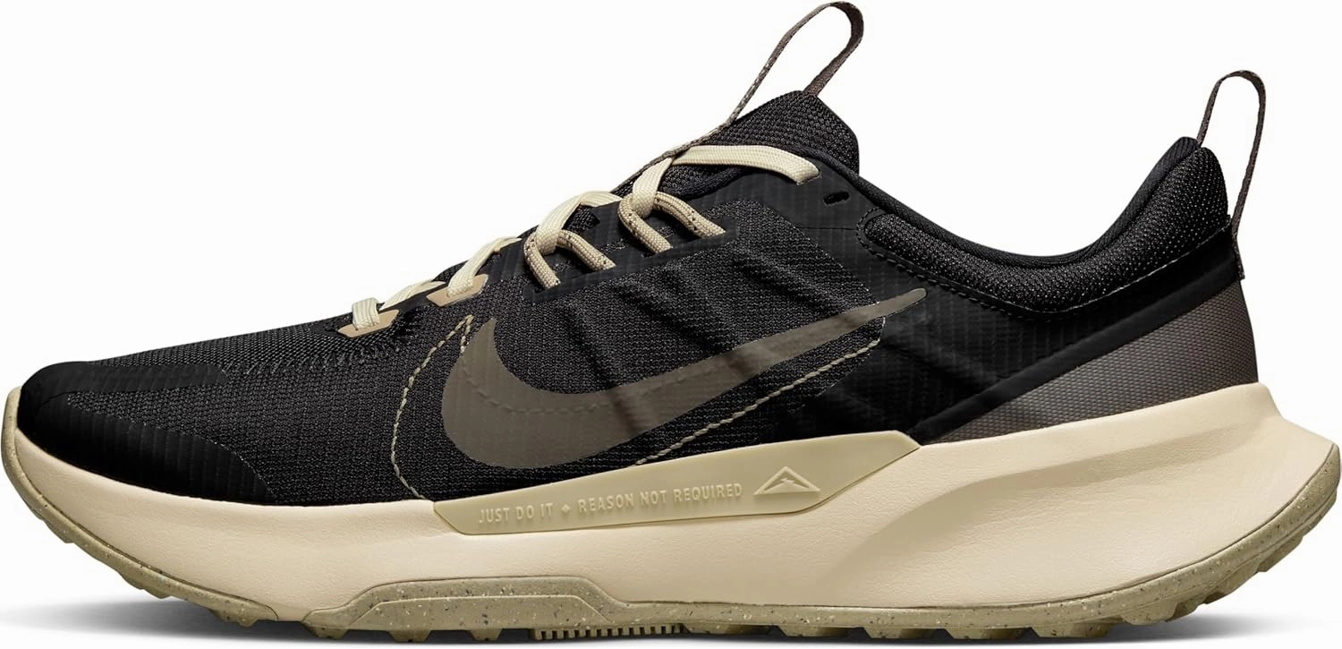 Nike Men's Sneaker, Black/Ironstone-Khaki-sanddrift-Phantom, 45 EU Light Nike Basketball Shoes