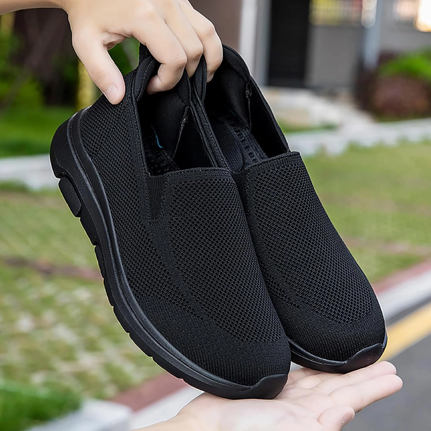 Men's Sneakers Men's Fashion Sneakers Shoe for Men Slip on Shoe for Men Sport Running Trail Sneaker Sneakers With Heel