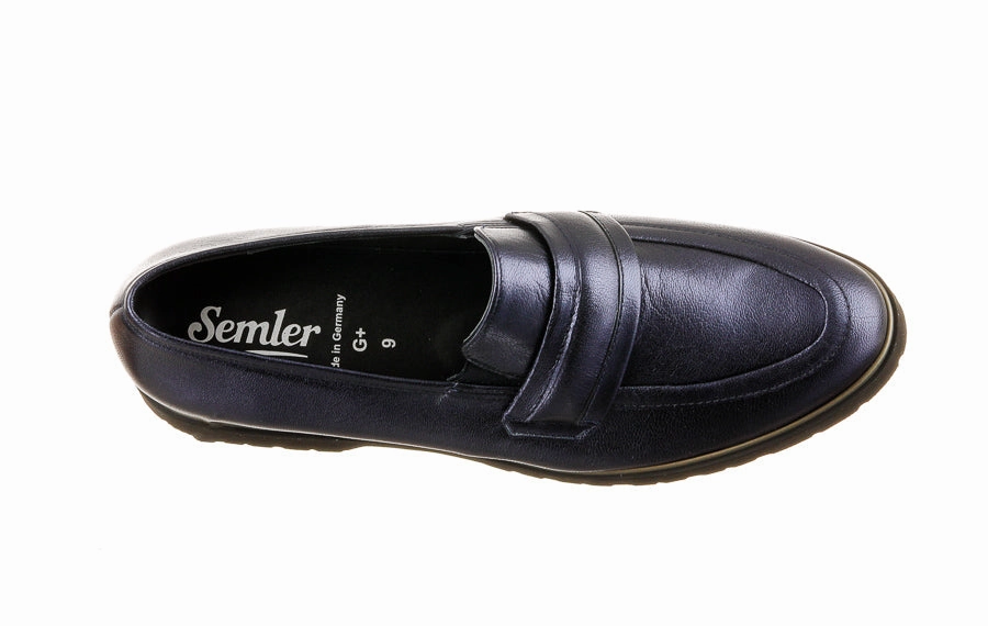 Sem Ziggy Navy Loafers Womens