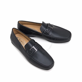 Dark Leather Brogues Tod's T Logo Drivers