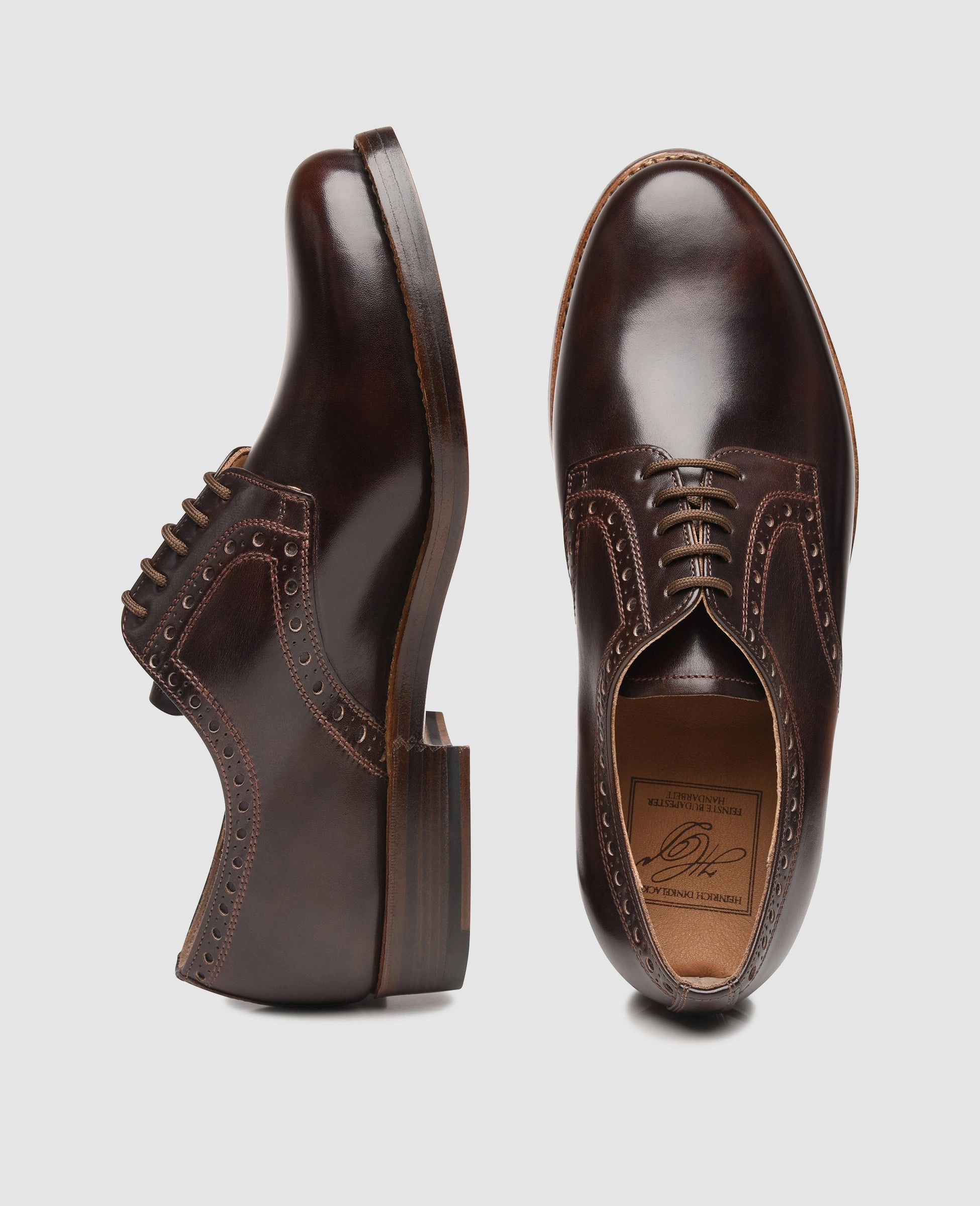 Janosh K Plain TC - Dark Brown York Imperial Welted Derby Shoes