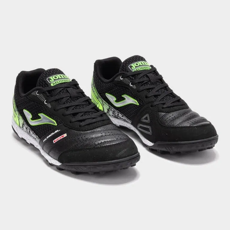 Joma Mundial 2501 Turf Soccer Shoes - Black-Green Teamgeist Soccer Cleats