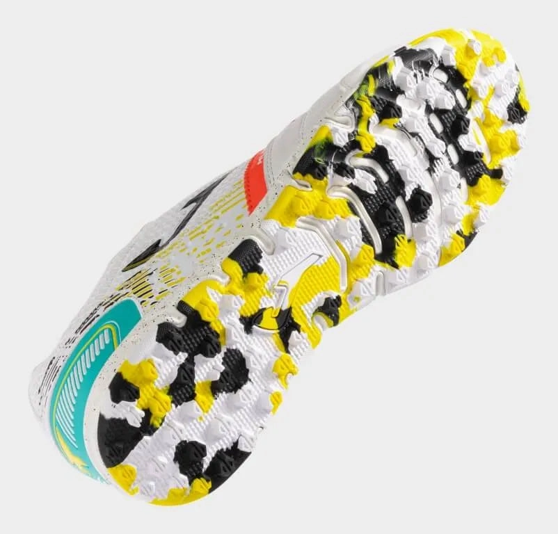 Joma Mundial 2502 Turf Soccer Shoes - White Soccer Cleat For Feet