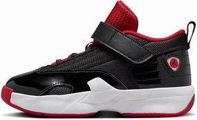 Nike Team Shoes Jordan Max Aura 6 Little Kids' Shoes (FQ8299-006, Black/White/Gym Red) Size 3