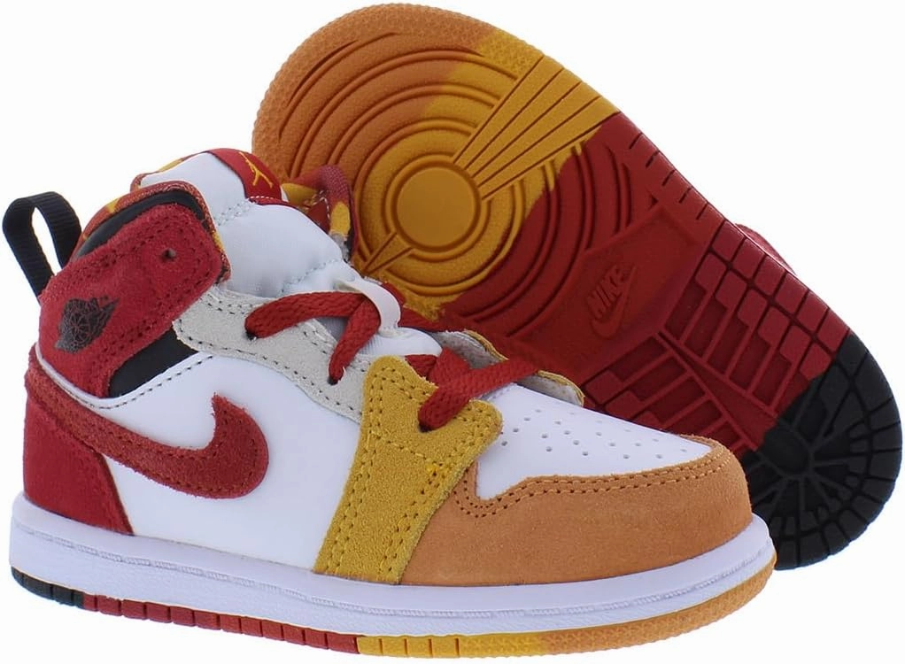 Jordan Preschool Jordan 1 Mid PS 640734 Vapor Nike Shoes