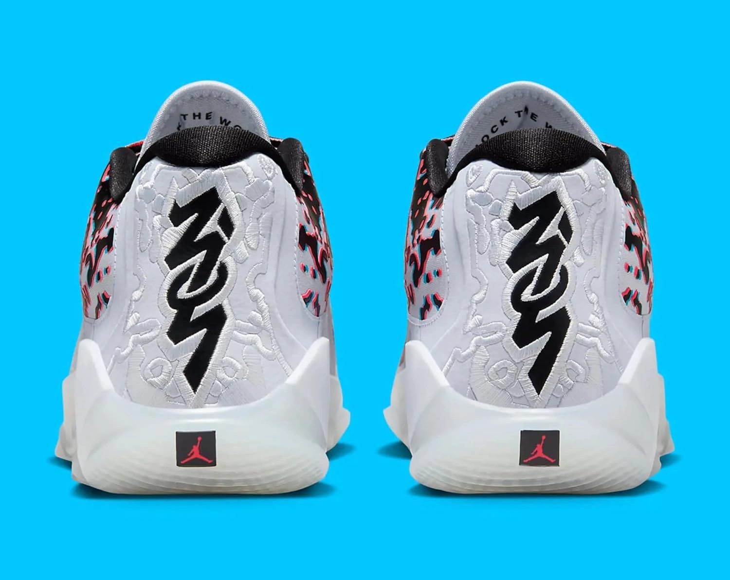 Jordan Zion 3 Men's Shoes (DR0675-106, White/University RED/Cement Grey) Nike Legacy Shoes