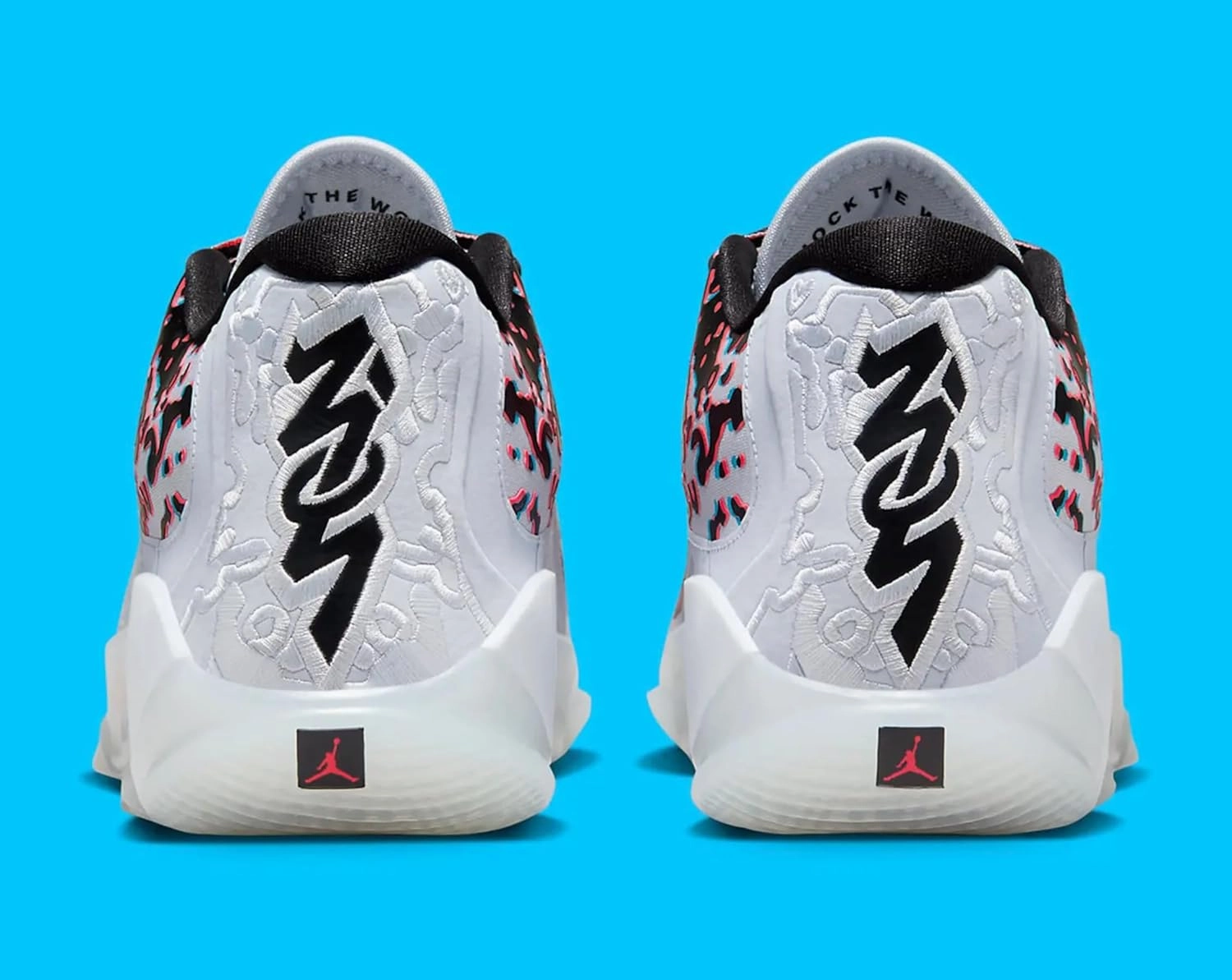 Jordan Zion 3 Men's Shoes (DR0675-106, White/University RED/Cement Grey) Nike Weight Lifting Shoes