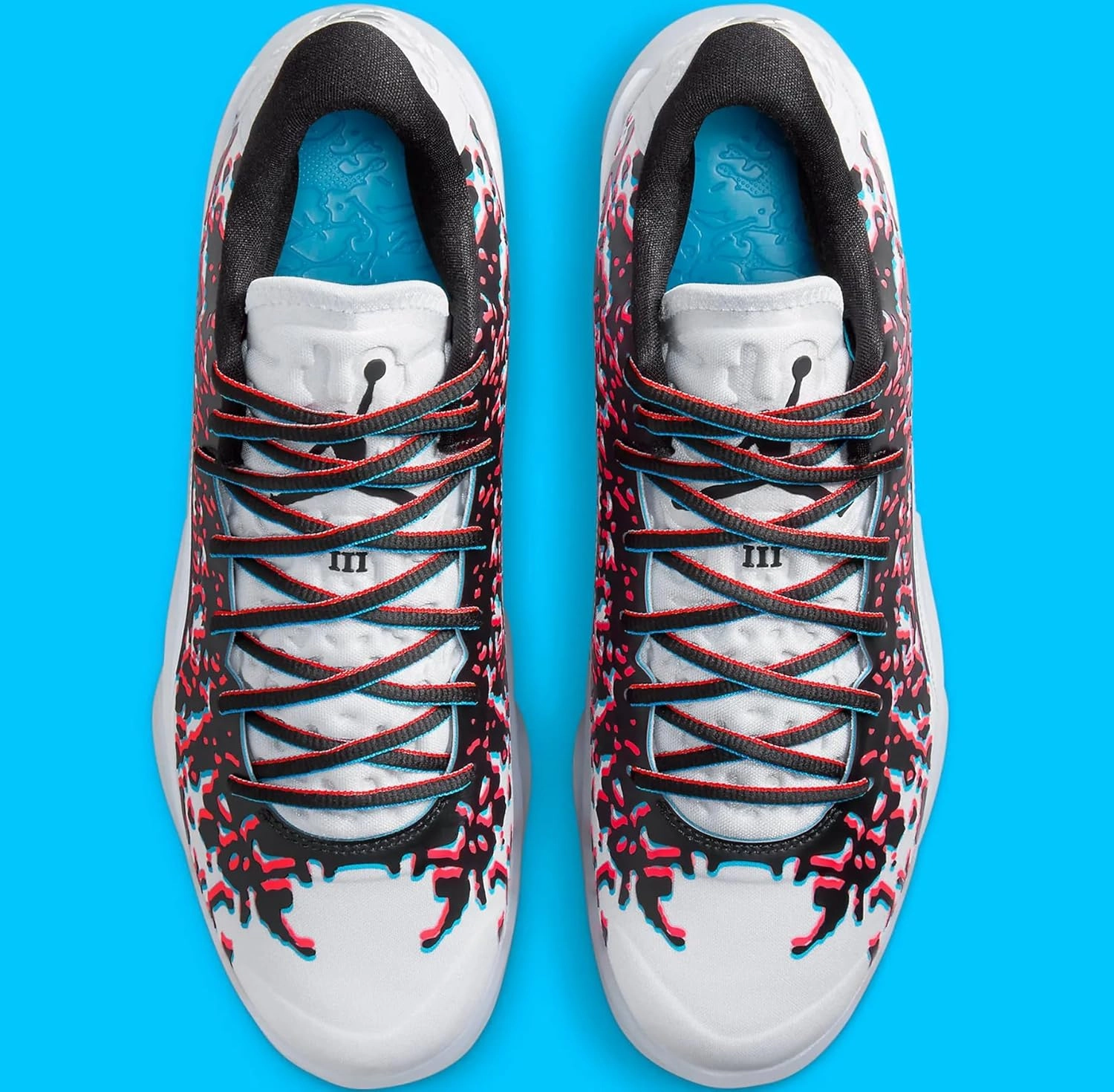 Retro Nike Basketball Shoes Jordan Zion 3 Men's Shoes (DR0675-106, White/University RED/Cement Grey)