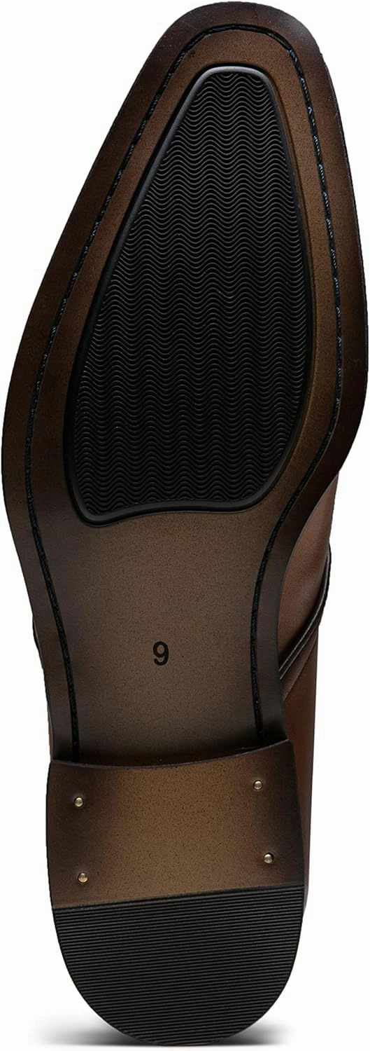 Jousen Leather Boots for Men Dress Classic Mens Boots Polish Retro Ankle Chukka Boots Mens Dillards Boots