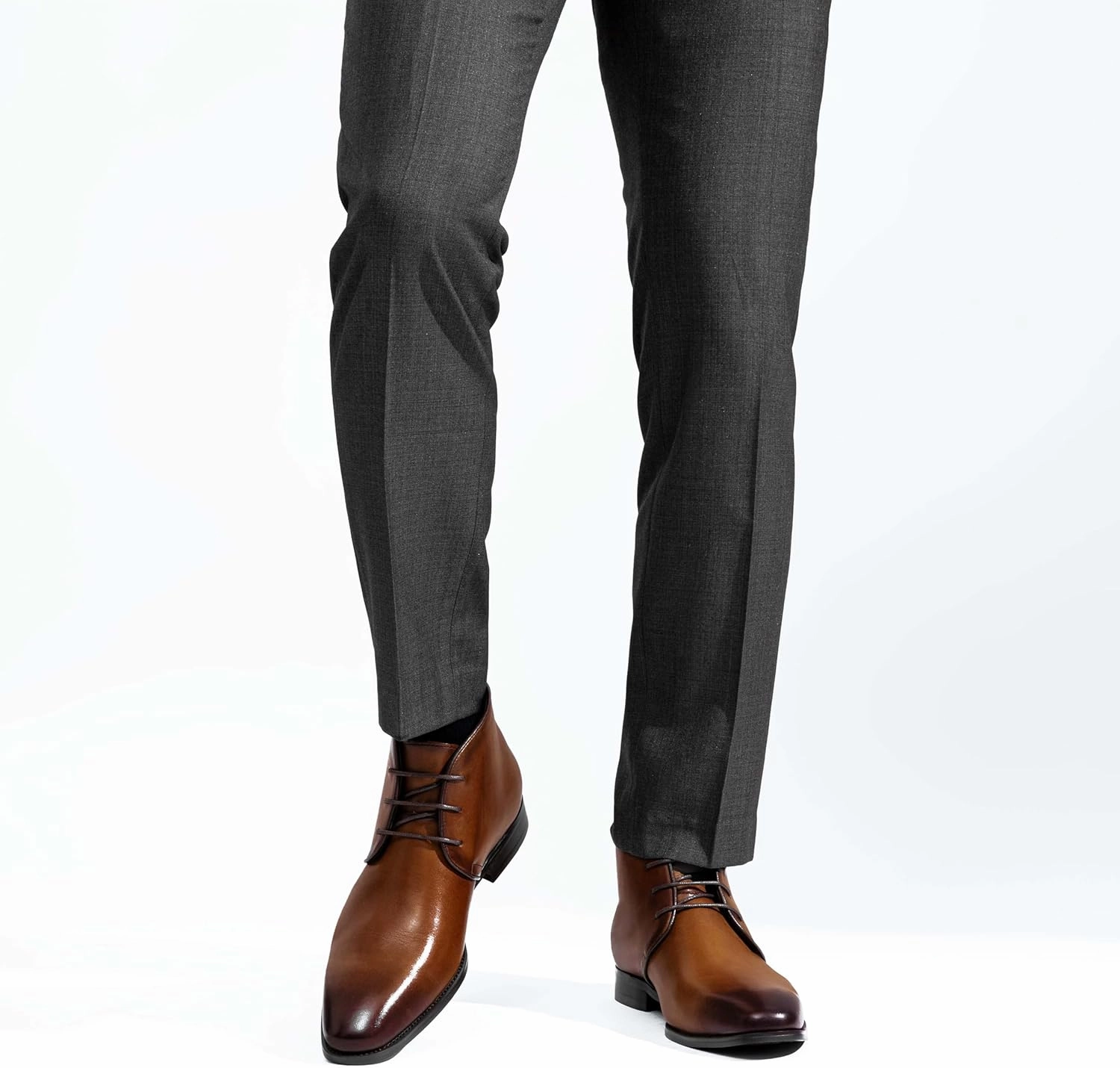 Pro Safety Toe Boots Jousen Leather Boots for Men Dress Classic Mens Boots Polish Retro Ankle Chukka Boots Mens