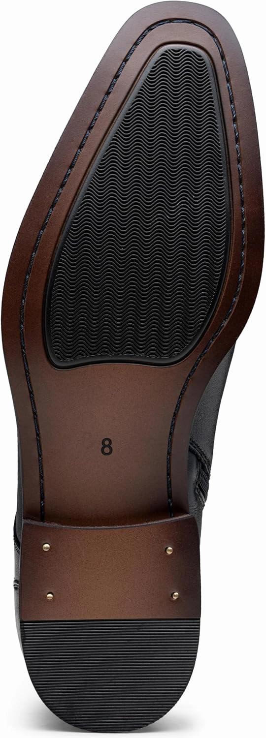 Jousen Mens Boots Leather Dress Boots for Mens Cap-Toe Fashion Boots for Men Handmade Cowboy Boots